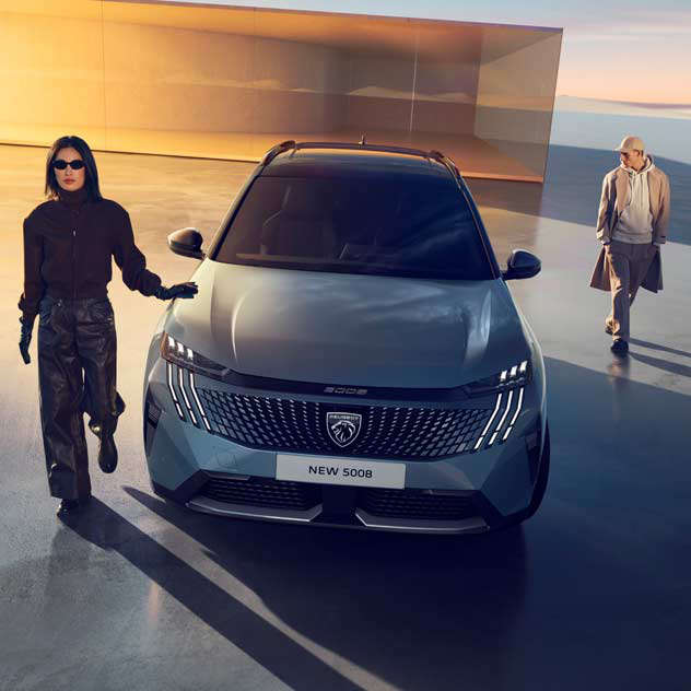 Peugeot 5008, вигляд спереду